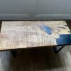 Rippled Sycamore Resin Coffee Table - Image 5