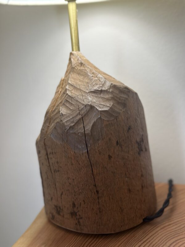 Real Scottish Beaver Stump Table Lamps - Image 4